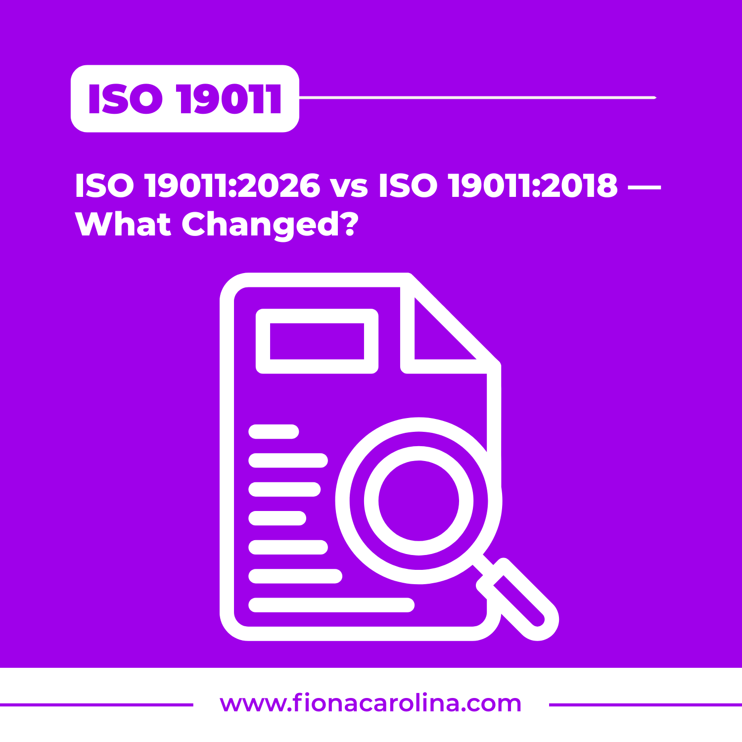 ISO 19011:2026 vs ISO 19011:2018 — What Changed?