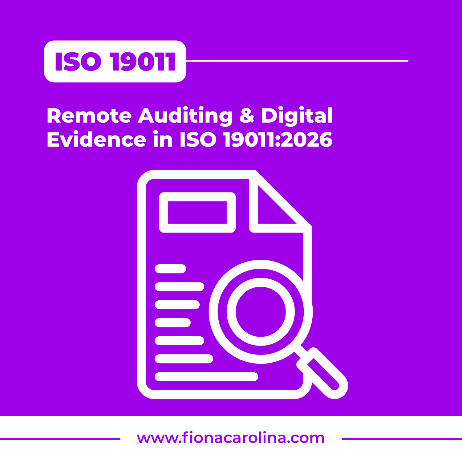 Remote Auditing & Digital Evidence in ISO 19011:2026