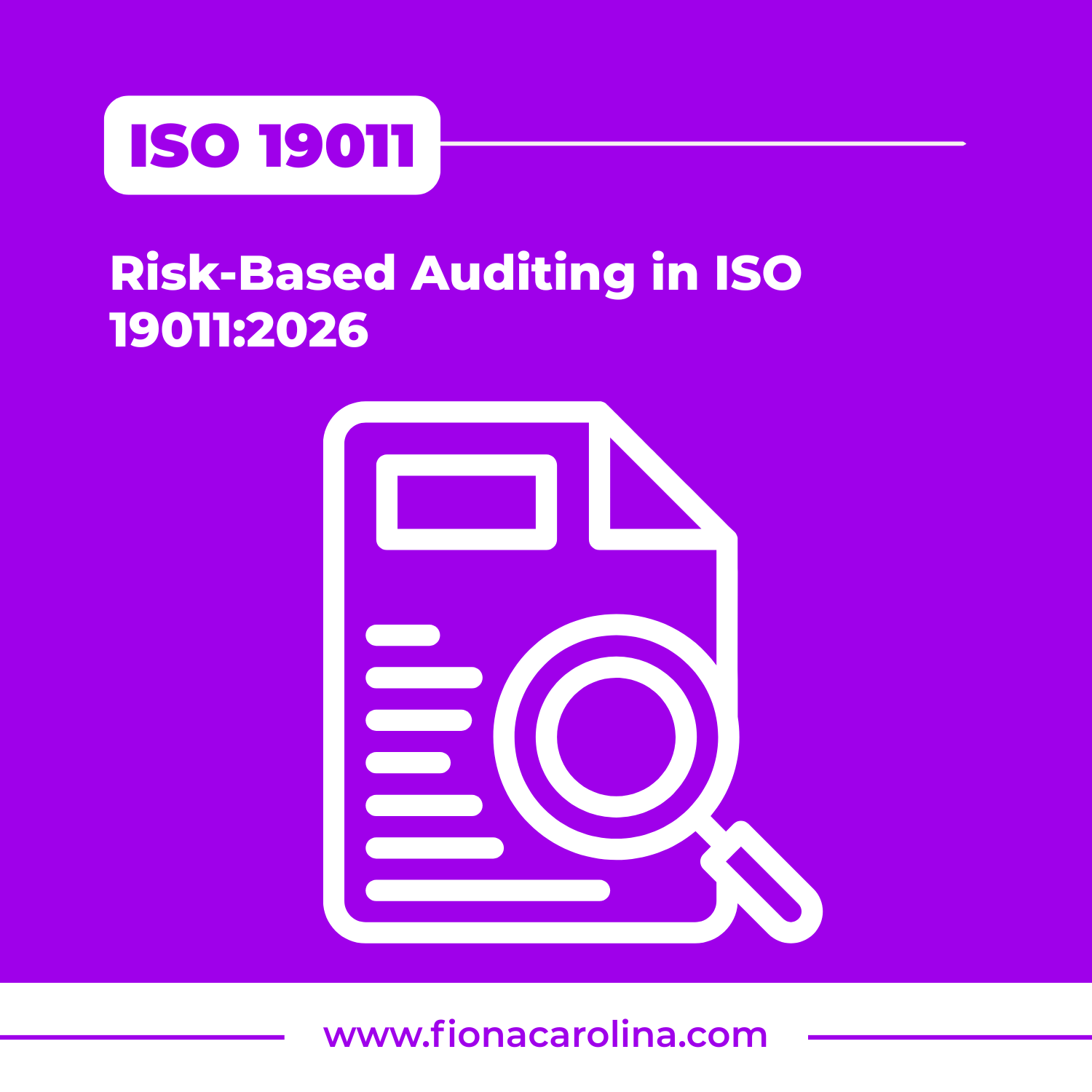 Risk-Based Auditing in ISO 19011:2026